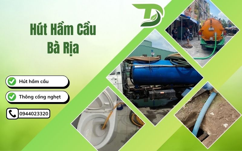 hút hầm cầu bà rịa uy tín